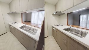 シエラでお手入れ楽なキッチンにリフォーム｜さいたま市